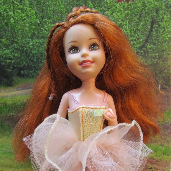 WEE 3 FRIENDS DOLL, LILA, in BALLERINA COSTUME TUTU, FABULOUS RED HAIR! - Picture 3 of 6
